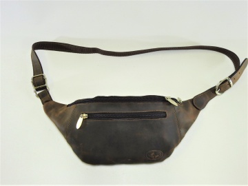 Usnjena torbica za okoli pasu 3256
